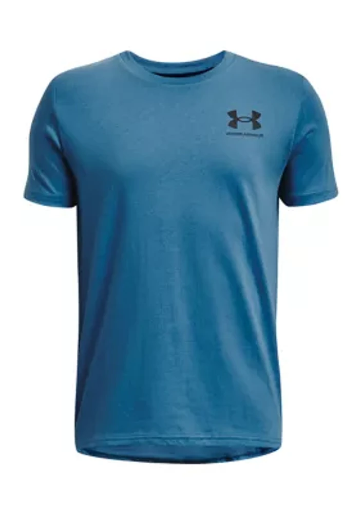 Boys 8-20 Short Sleeve Left Chest Logo T-Shirt