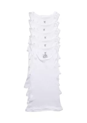 Boys Set of 5 Undershirts