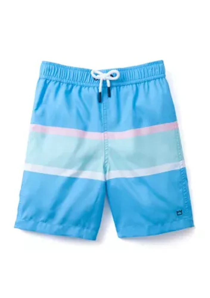 Boys 4-7 Printed Swimsuit Bottoms
