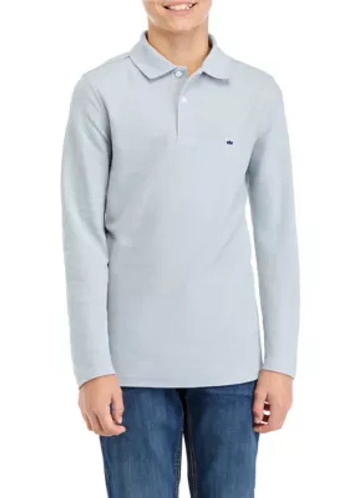 Boys 8-20 Performance Piqué Polo Shirt
