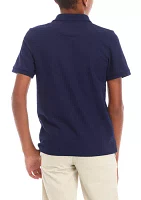 Boys 8-20 Short Sleeve Solid Polo Shirt