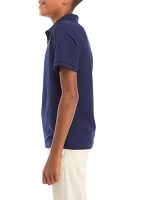 Boys 8-20 Short Sleeve Solid Polo Shirt