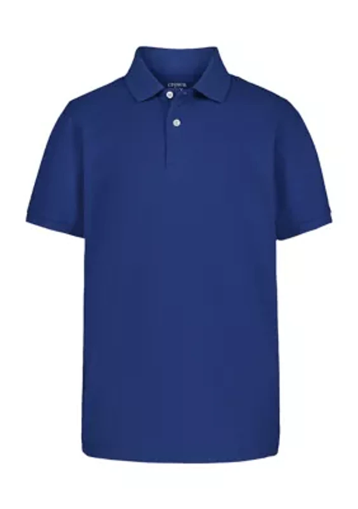 Boys 4-7 Solid Piqué Polo Shirt
