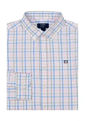 Boys 8-20 Woven Poplin Shirt