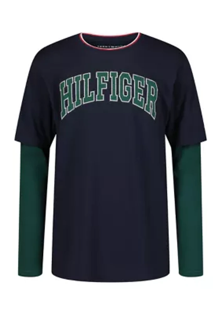 Boys 4-7 Logo Motif Graphic T-Shirt