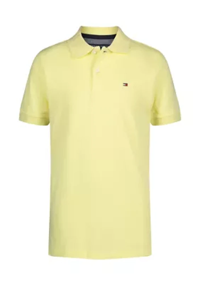 Boys 4-7 Short Sleeve Ivy Knit Polo Shirt