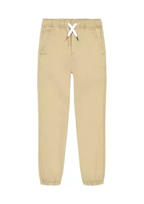 Boys 4-7 Clark Stretch Twill Jogger Pants