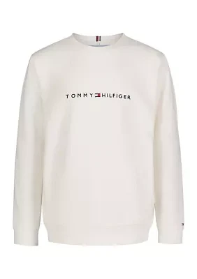 Boys 8-20 Elevated Crew Neck Logo T-Shirt
