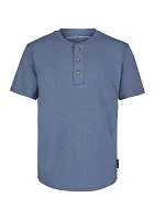 Boys 8-20 Short Sleeve Henley T-Shirt