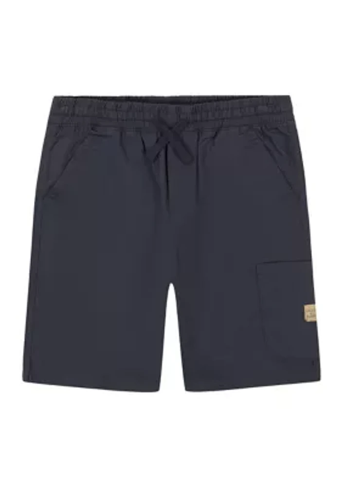 Boys 8-20 Solid Cargo Shorts
