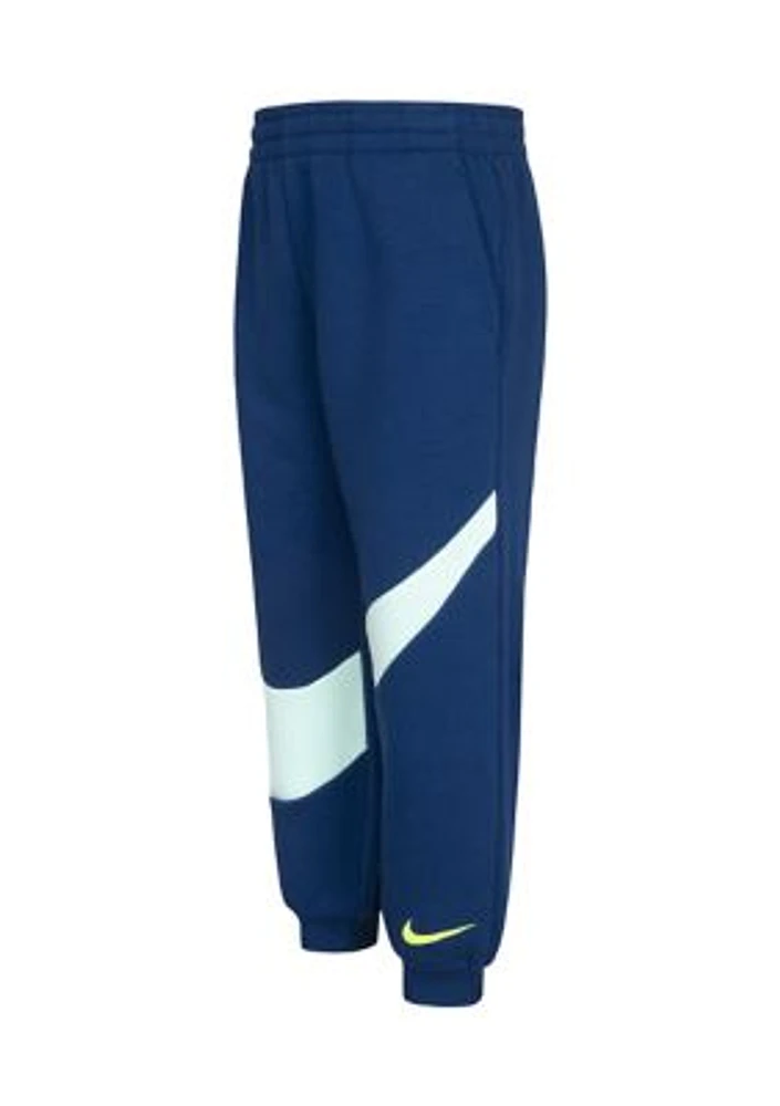 Boys 4-7 Swoosh Essential Fleece Pants