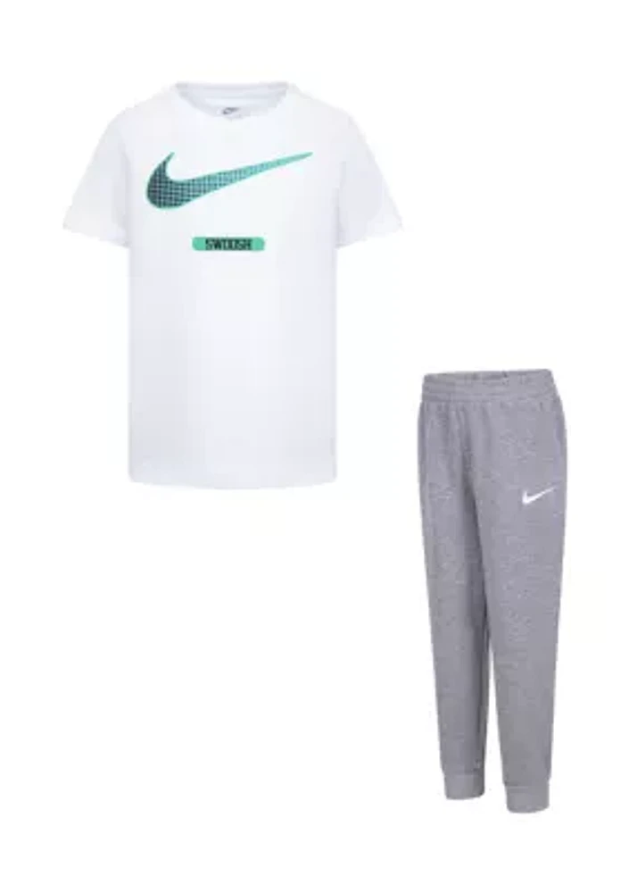 Boys 4-7 Short Sleeve Graphic T-Shirt and Joggers Set