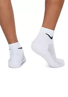 Boys Mesh Cushion Ankle Socks - 6 Pack