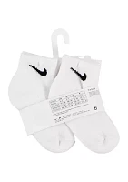 Boys Mesh Cushion Ankle Socks - 6 Pack