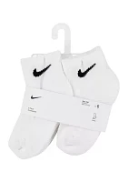 Boys Mesh Cushion Ankle Socks - 6 Pack