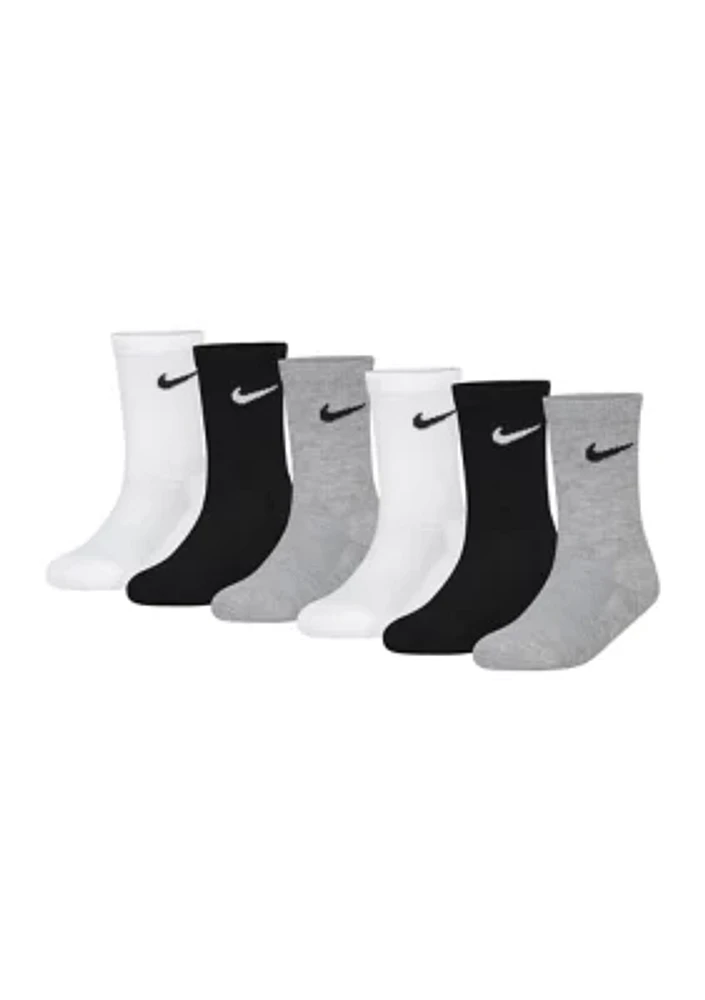 Boys 4-7 Mesh Cushion Crew Socks