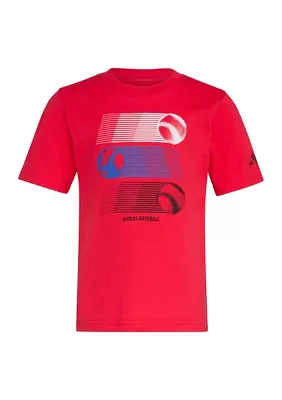 Boys 4-7 Short Sleeve Small Embroidered Logo T-Shirt