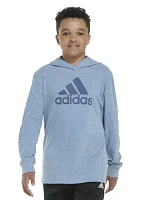 Boys 8-20 Hooded Long Sleeve Graphic T-Shirt - Extended Sizing