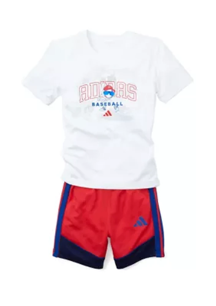 Boys 4-7 Graphic T-Shirt and Short Set