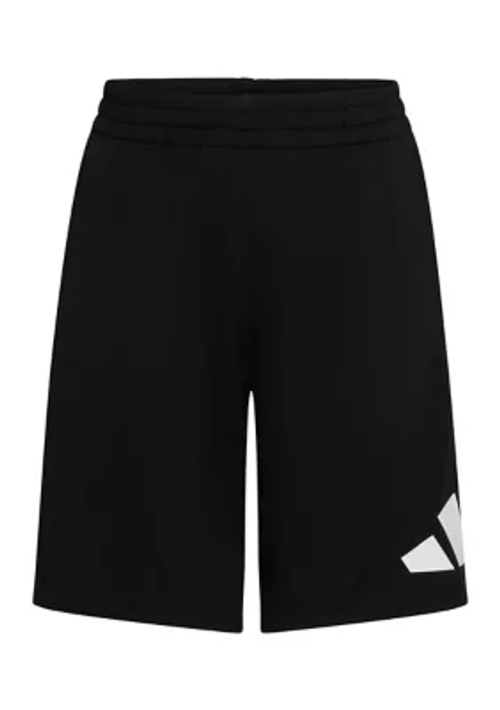 Boys 8-20 adidas Elastic Waistband Essentials Big Logo Shorts