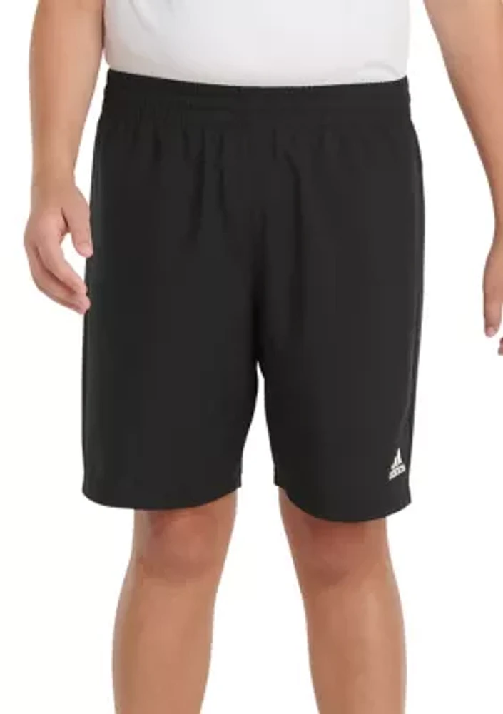 Boys 8-20 Elastic Waistband Sportwear Logo Shorts - Extended Sizing