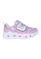 Little Kid Girls Heart Lights Sneakers - Boogie Land