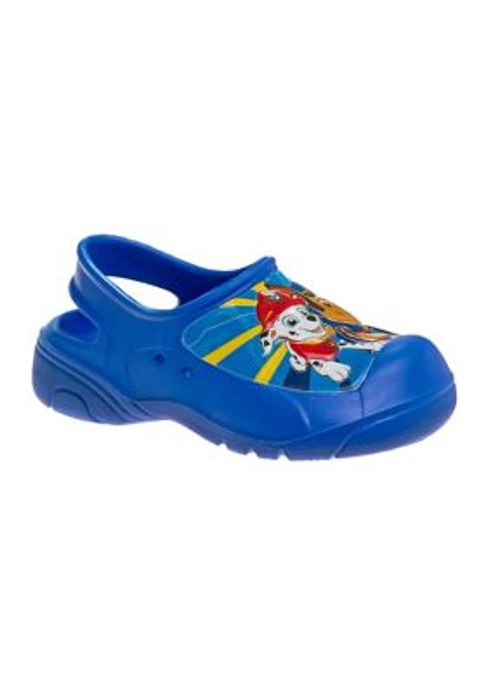 Paw Patrol Boys closed toe with back strap sandals