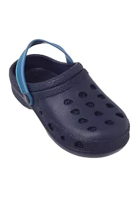 Big Kid Boys Two Tone Clogs