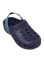 Big Kid Boys Two Tone Clogs