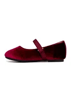 Toddler Girls Millie Velvet Mary Jane Flats