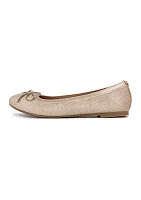 Youth Girls Mylah Glitter Bow Ballet Slippers