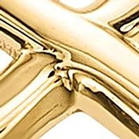 14K Yellow Gold Polished Infinity Ring