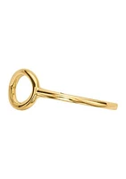 14K Yellow Gold Polished Infinity Ring