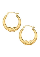 10Ky Hoop Earring