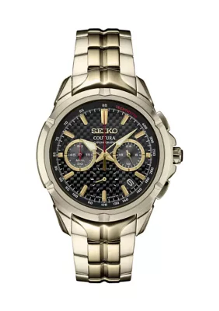 Coutura Collection Quartz Chronograph Movement Bracelet Watch