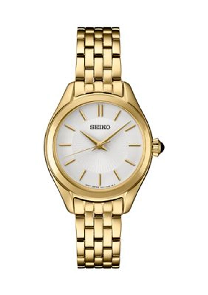Essentials Solar Yellow Tone Classic Styling Watch