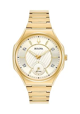 Women's Curv Diamond Dial Watch