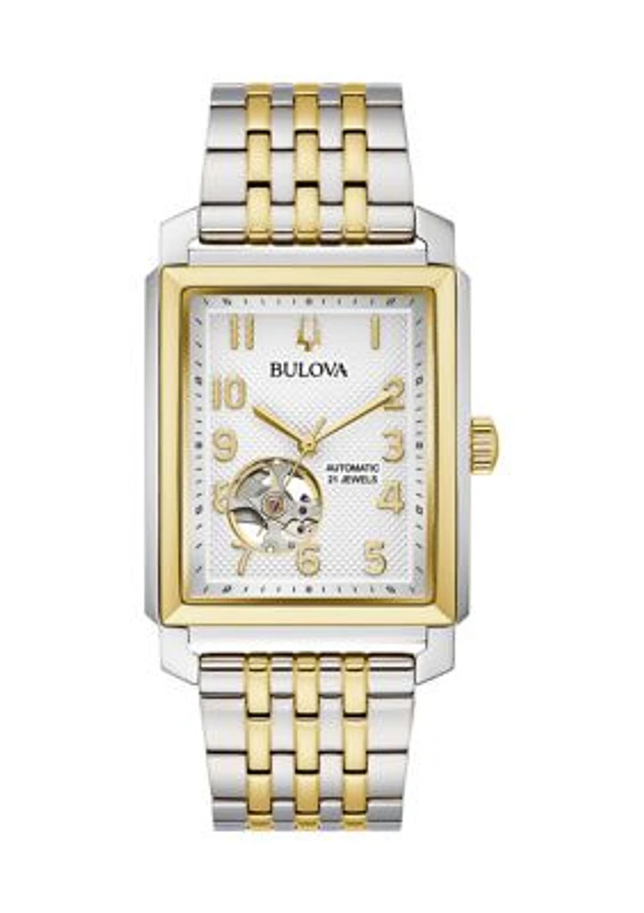 Men's 33 Millimeter Classic Sutton Two-Tone Bracelet Watch