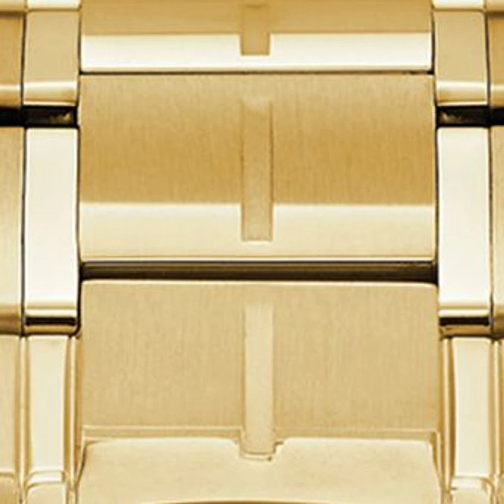 Mens Gold-tone Stainless Steel Precisionist Bracelet Watch