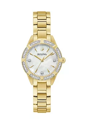 Women's 28 Millimeter Classic Sutton Gold-Tone Bracelet Watch 