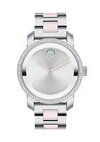 Silver Dial Bracelet Watch 