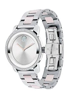 Silver Dial Bracelet Watch 