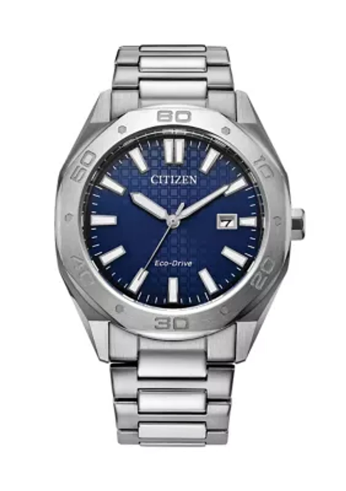 Men's Sport Casual Sport Casual Silver Tone Stainless Steel Bracelet Watch