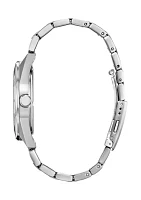 Men's Sport Casual Sport Casual Silver Tone Stainless Steel Bracelet Watch 