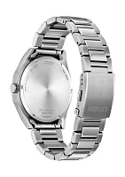Men's Sport Casual Sport Casual Silver Tone Stainless Steel Bracelet Watch 
