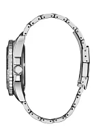 Men's Sport Luxury Auto Sport Silver Tone Stainless Steel Bracelet Watch 