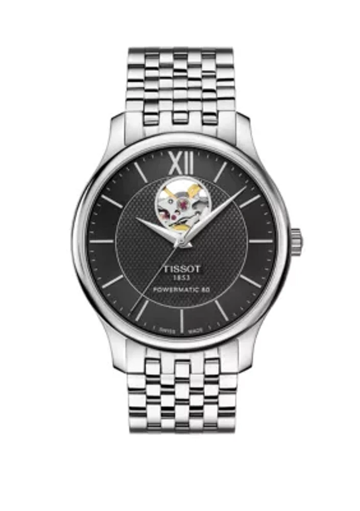 Stainless Steel Swiss Automatic Tradition Bracelet Watch