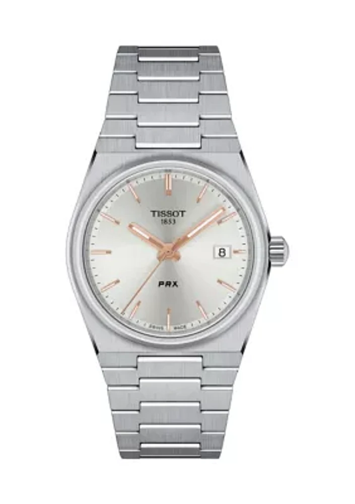 Unisex PRX 40205 35 Millimeter Watch in Stainless Steel