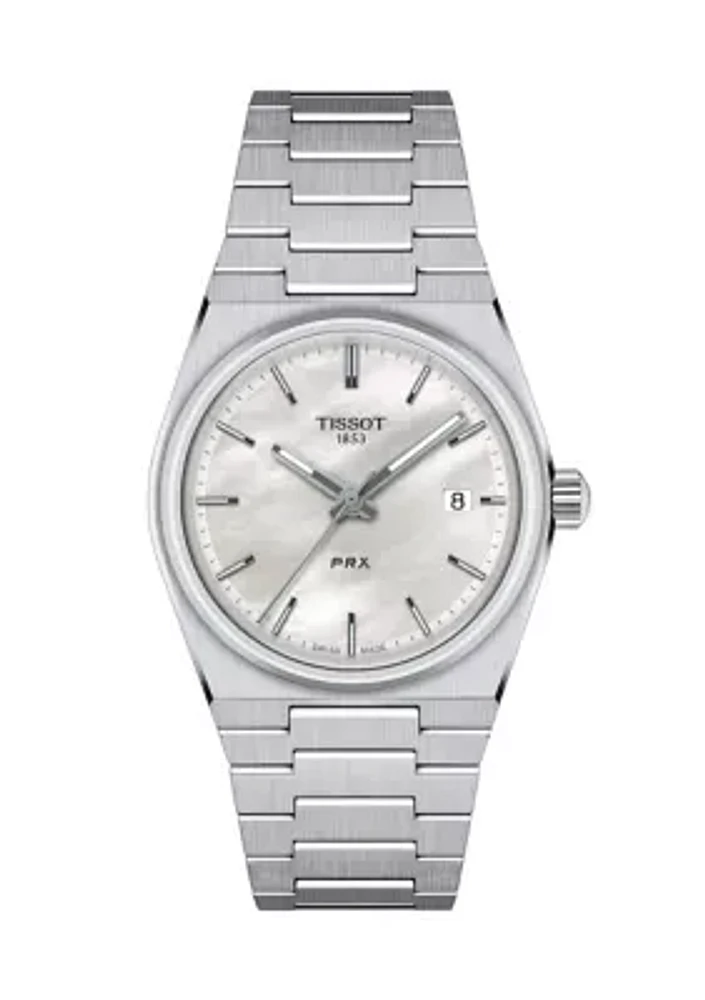 Sterling Silver Mother of Pearl Watch