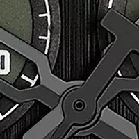 T-Race GTS Green Black Indices Subdials Chronograph Watch